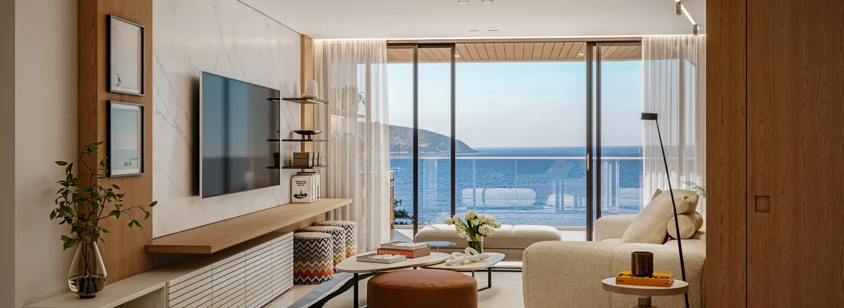 Simón Bolívar - Apartamento tipo - Sala de estar