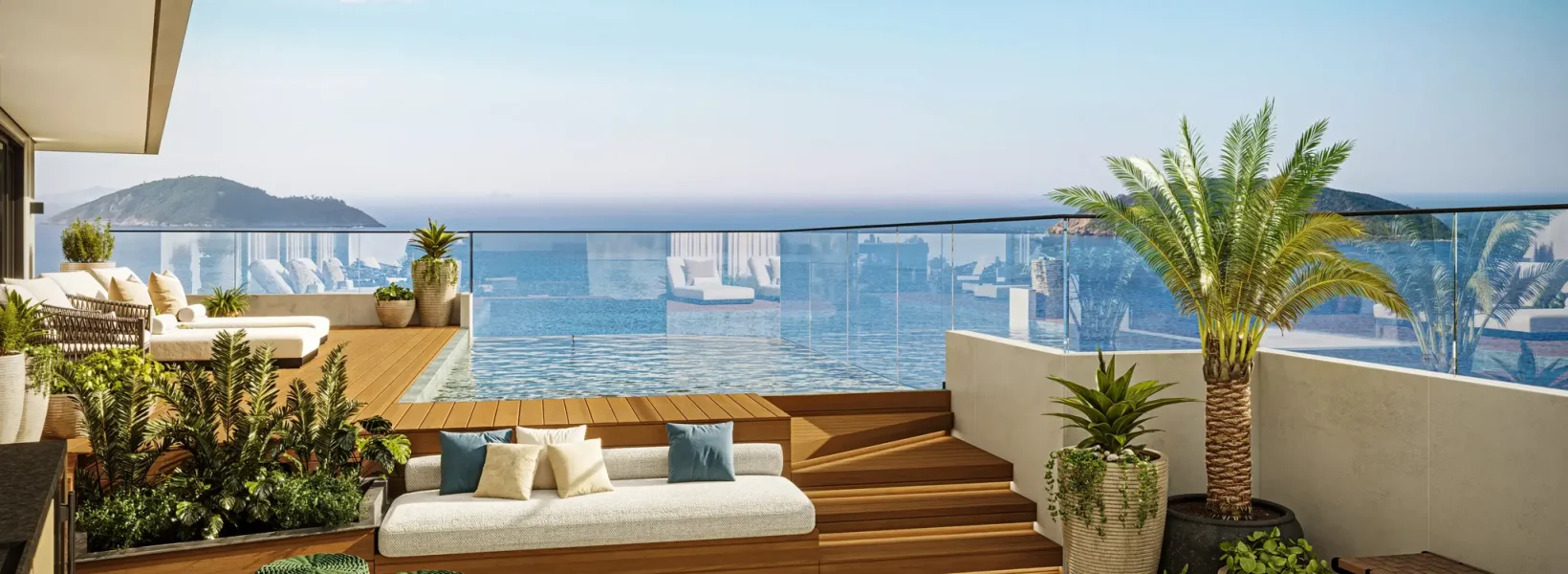 Simón Bolívar - Cobertura - Piscina